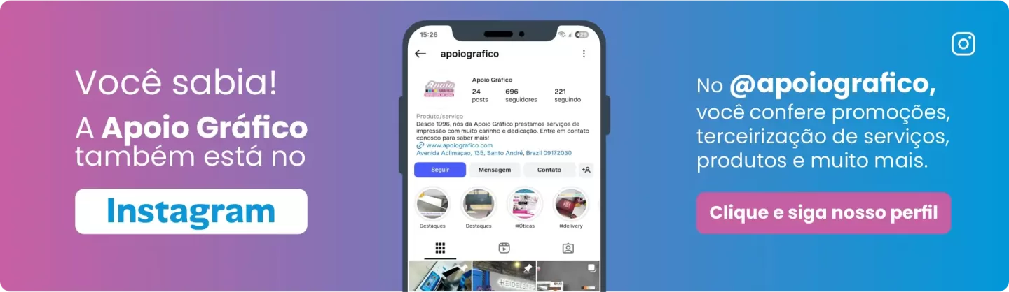 Banner site apoio instagram